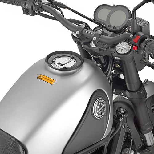 Tankbefestigung für TANKLOCK Tankrucksäcke für Benelli 502 C (Bj.19-) Givi