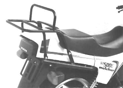 Rohrgepäckbrücke Topcase-Träger schwarz für Honda VT 500 E (83-88) Hepco & Becker