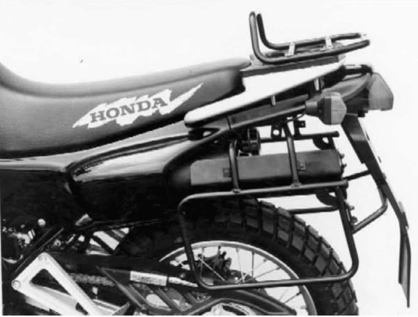 Seitenkofferträger festverschraubt schwarz für Honda NX 650 Dominator (92-94) Hepco & Becker