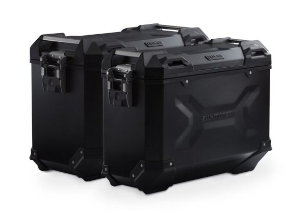 SW-Motech TRAX ADV Alukoffer-System schwarz für Moto-Guzzi V85 TT