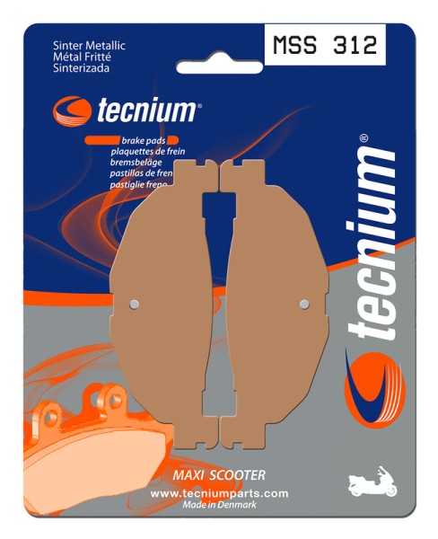 Tecnium Maxi Scooter Sintermetall Bremsbeläge - MSS312