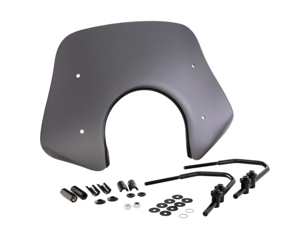 Flyscreen Piccolo für Vespa GTS/​GTS Super/​​GT/​GT L 125-300ccm, schwarz matt