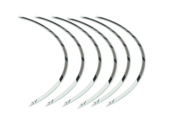 Felgendekor Aufklebersatz (17") *NHA96P* PEARL METALLOID WHITE Original Honda