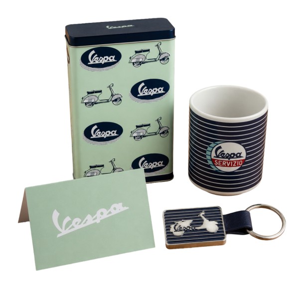 Vespa Merchandise Paket Servizio Blau