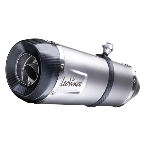 LeoVince Auspuffanlage Factory S Evo 2 für Kawasaki Z 1000 /SX, Edelstahl silber, slip on, E-Gutacht