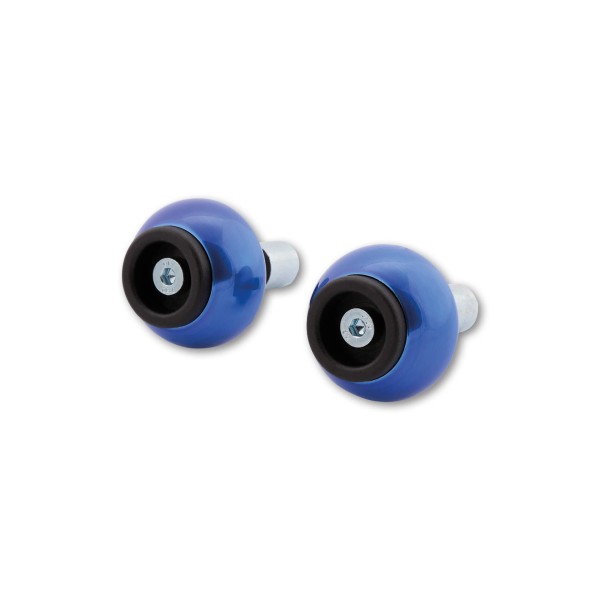 LSL Lenkergewicht Crash Ball Classic, für Lenker mit 14 mm Innendurchmesser (Alu-Lenker), blau