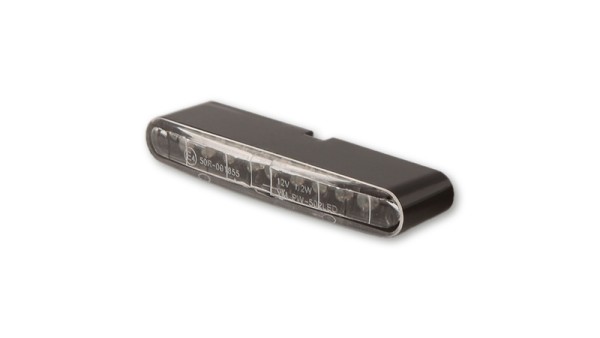 HIGHSIDER pro Stripe LED Rücklicht Schwarz/Transparent (1Stck)
