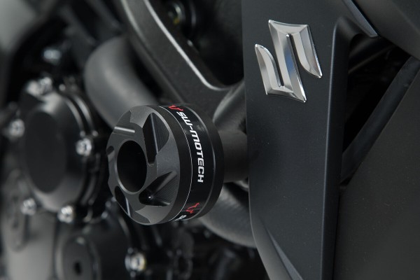 SW-Motech Sturzpad-Kit schwarz für Suzuki GSX-S 750 /Yamaha MT-03