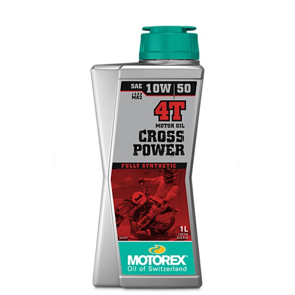 Motorex Motoröl 4-Takt, 1 l, SAE 10W-50, Cross Power 4T, vollsynthetisch
