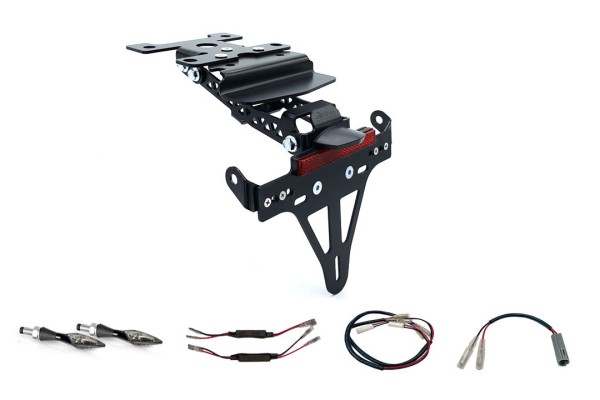 Kennzeichenhalter (inkl. Barracuda Blinker hinten) für Yamaha Ténéré 700 (19-24)
