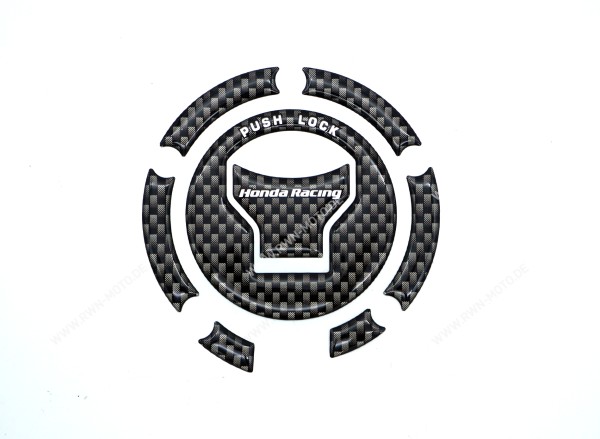 Tankdeckel-Dekor mit HRC Logo Original für alle Honda Modelle