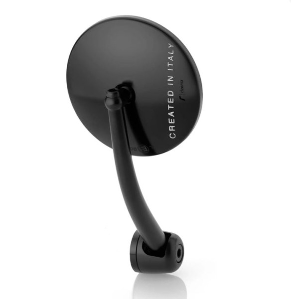 Lenkerendenspiegel RIZOMA "SPIRIT RS" für Vespa ​GTS/​GTS Super/​GTV/​GT, Schriftzug silber