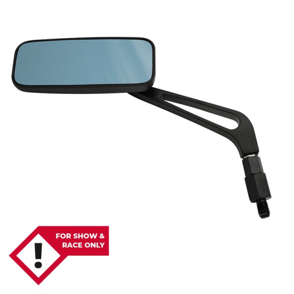 HIGHSIDER smart Lenkerspiegel Schwarz Rechteckig (Paar)