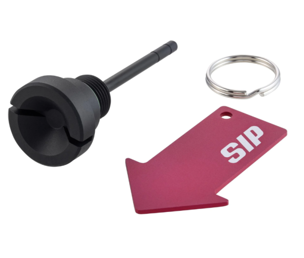 Öleinfüllschraube Motoröl für Vespa GTS Super 125ccm 4T LC Euro 3 (09-16), schwarz matt