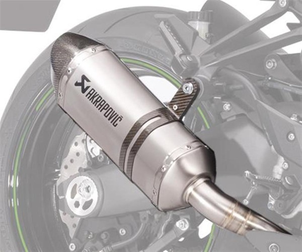 Akrapovic-Auspuff Dual exhaust Titanium Z1000 ab 2017 Z1000 Original Kawasaki