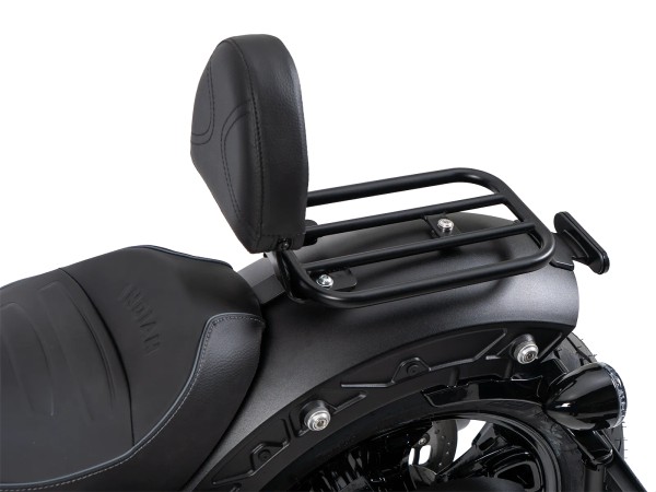 Rückenlehne Fahrer mit Polster schwarz für Indian Scout Sixty Classic (25-) Hepco & Becker
