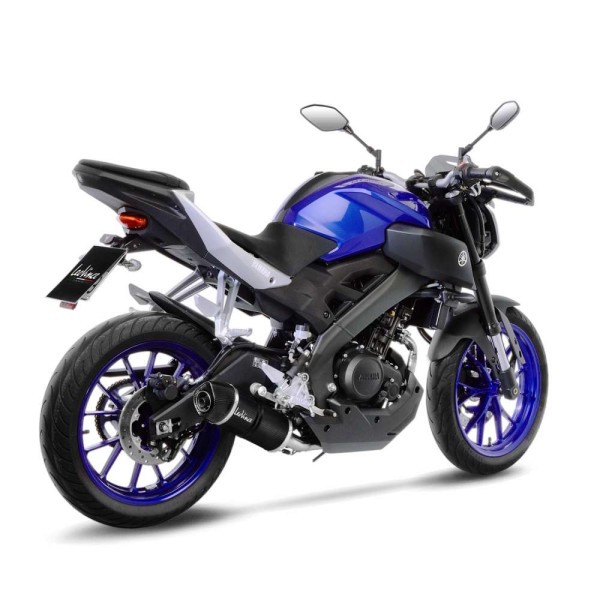 LeoVince Komplettanlage LV One Evo für Yamaha MT-125 /YZF-R 125, Carbon, E-Gutachten