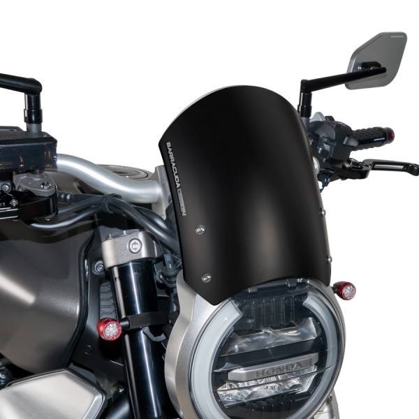 Windschild Aerosport Aluminium Schwarz für Honda CB 1000 R (18-) - Barracuda