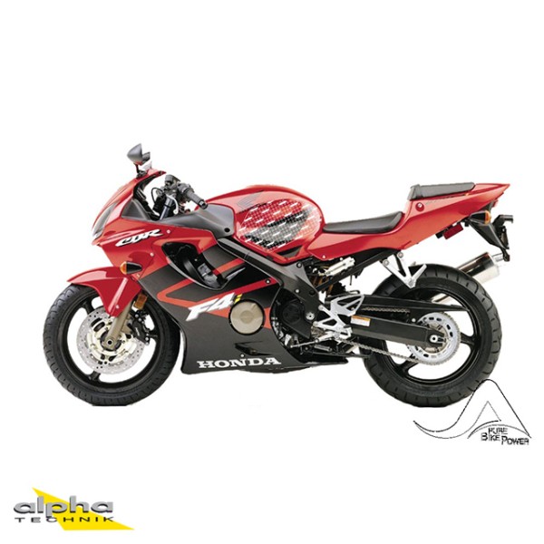 Stompgrip schwarz, Volcano, für Honda CBR600F, 2000- und VFR800, 2002-2013