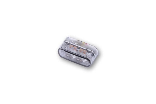 HIGHSIDER Smart Modul-1 Pro LED 3in1 Blinker-Rücklicht-Kombination Modul Linse Rauchgrau (Paar), Hin
