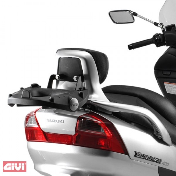 Givi Topcase-Träger Schwarz für Suzuki Burgman K3-K6 250-400 Bj. 03-06