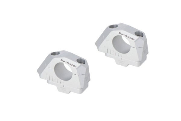 SW-Motech Lenkerverlegung variabel, silber für Ø 32 mm Lenker, H=30 mm für BMW S 1000 XR