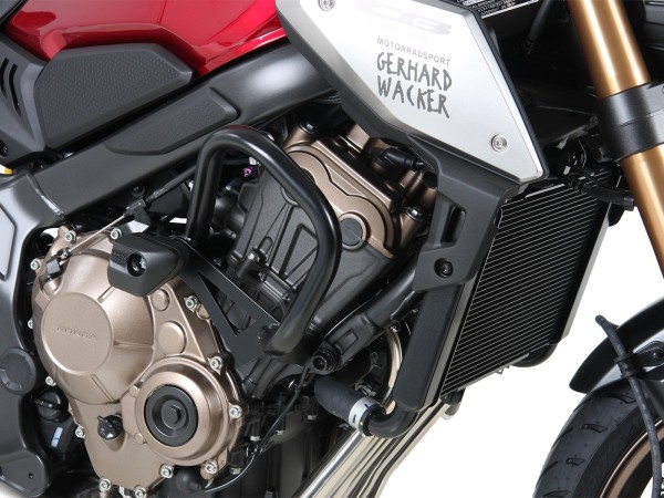 Motorschutzbügel inkl. Protectionpad schwarz für Honda CB 650 R (19-20) Hepco & Becker