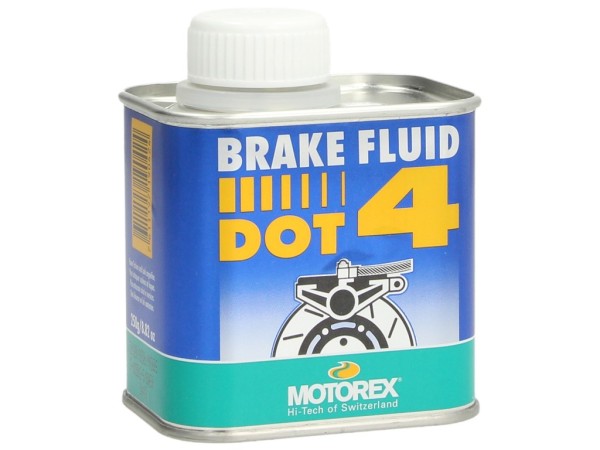 Motorex Bremsflüssigkeit, DOT 4, 0,250 l, klar, VE 12