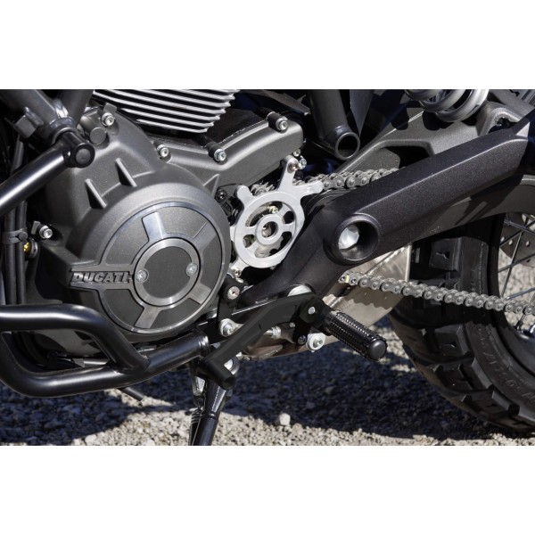 LSL Schalt/Bremseinheit Ducati Scrambler, schwarz