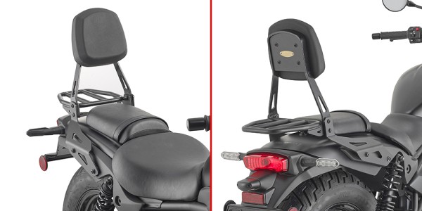 Sissybar mit Träger für Kawasaki Eliminator 500 (24-)