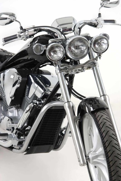 Kühlerschutzbügel chrom für Honda VT 1300 CX Fury (10-16) Hepco & Becker