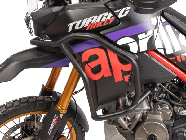 Tankschutzbügel schwarz für Aprilia Tuareg 660 Rally (25-) Hepco & Becker