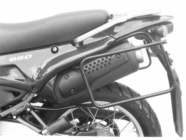 Seitenkofferträger festverschraubt schwarz für Aprilia Pegaso 650 (1996) Hepco & Becker