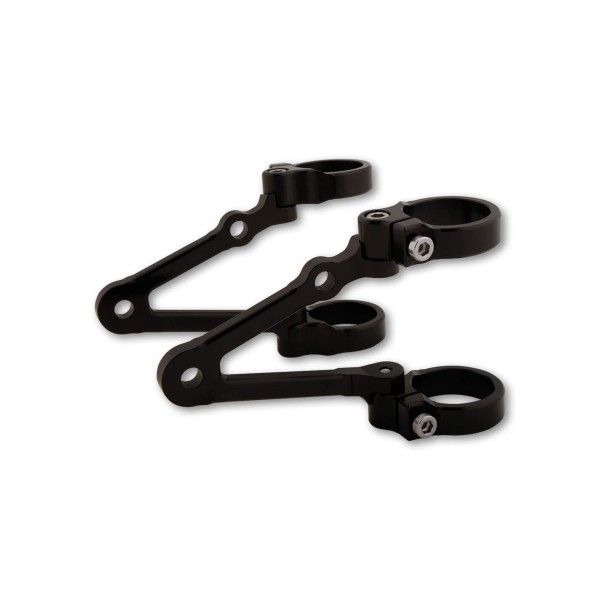 LSL Lampenhalter, drehbar, lang, Ø 53/55 mm mit 82mm Streben mit Blinkeraufnahme