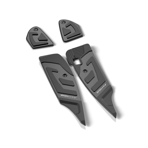 Trittbretter-Set Alu schwarz für Yamaha Tricity 300 (23-) Original