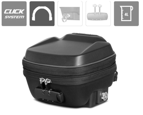 Shad Tankrucksack 3-4L, Click System, doppelt abschliessbar