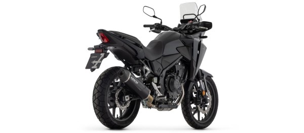 ARROW Auspuff INDY RACE EVO Aluminium schwarz für Honda NX500 / CB500 Hornet (24-)