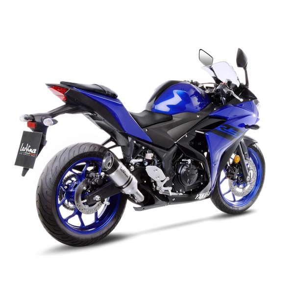 LeoVince Auspuffanlage LV Pro für Yamaha MT-03 /YZF-R3, silber, slip on, Euro4, E-Gutachten