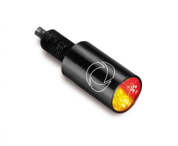 Kellermann Blinker, Rück- und Bremslicht, Atto DF Integral, Alu, LED, HL/HR 12 V, schwarz glänzend