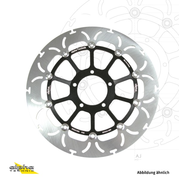 alpha Technik Bremsscheibe Omega-Design ABD33, vorne für Ducati Monster, Panigale