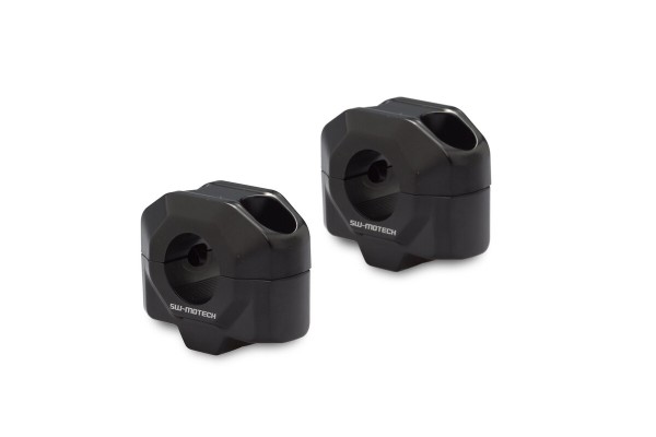 SW-Motech Lenkererhöhung, schwarz für Ø 22 mm Lenker, H=20 mm für Yamaha XSR 700 XTribute