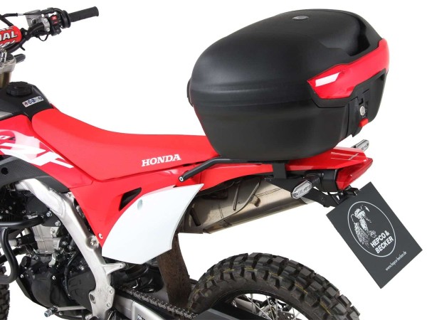 Topcase-Träger schwarz inkl. Journey Topcases 40 schwarz für Honda CRF 450 L (19-21)