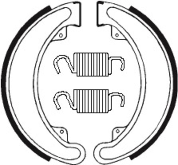 Tecnium Street/ATV Organische Bremsbacken - BA024