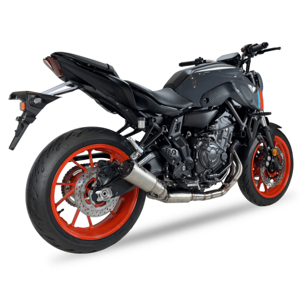 IXIL RB Komplettanlage mit Kat für Yamaha Tracer 700, Edelstahl, E-geprüft, Euro3+4