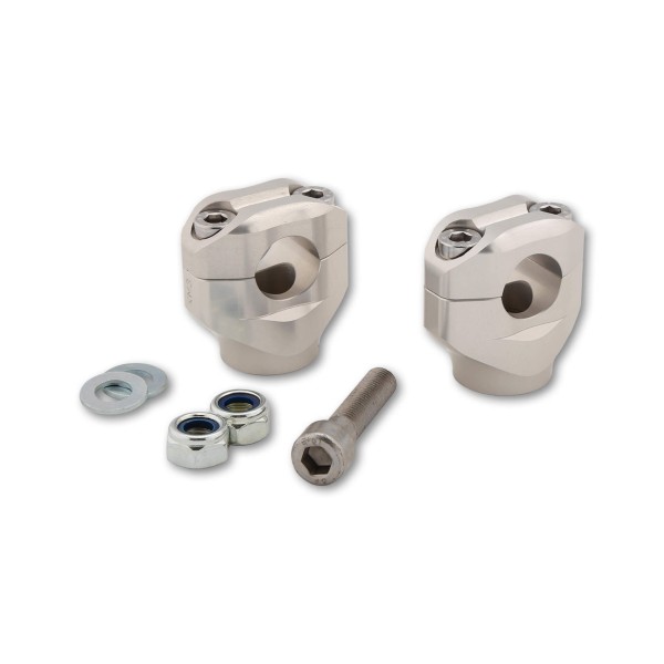 LSL Klemmbockset 22,2 mm, silber