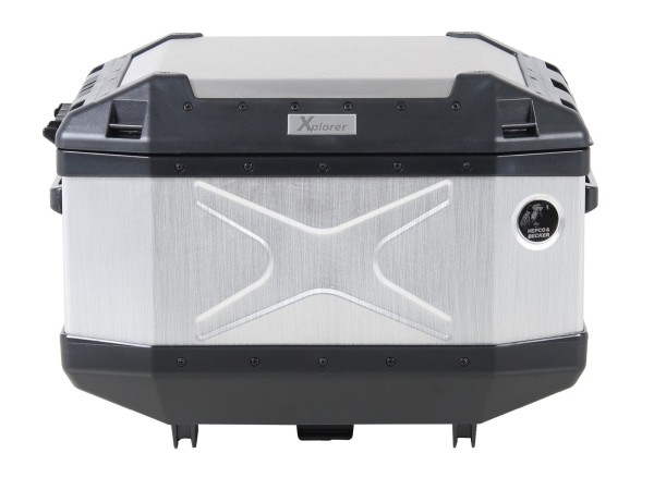 Topcase Alu Xplorer 45 silber Hepco & Becker
