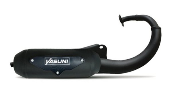 Yasuni Eco Komplett Auspuff - Edelstahl Schwarz