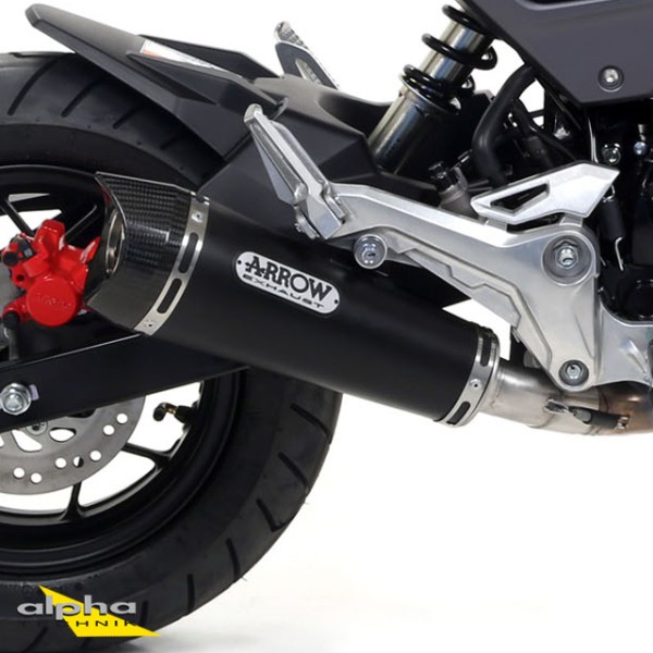 ARROW Auspuff DARK X-KONE Edelstahl für Yamaha MT-07 2014-2020 / MT-07 Tracer 2016-2017 / Tracer 700