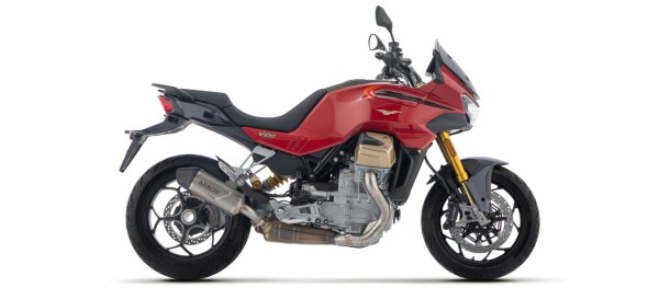 ARROW Auspuff INDY RACE EVO Titan mit Carbon-Endkappe für Moto Guzzi V 100 Mandello / Stelvio (25-)