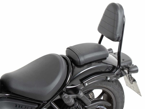 Sissybar schwarz ohne Gepäckträger (Rohrausführung) für Honda CMX 1100 Rebel /DCT /SE (25-)
